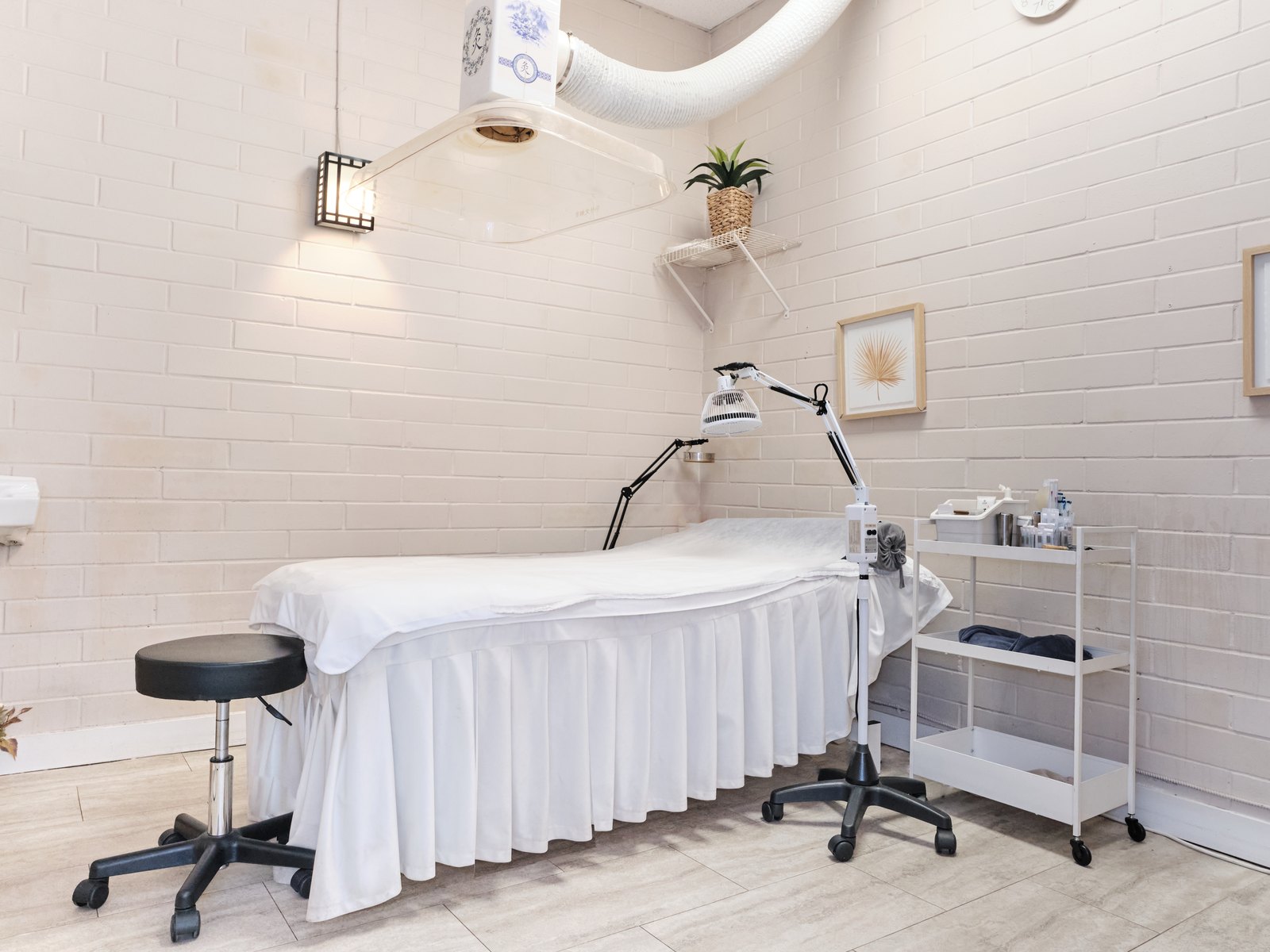 Treatment room at Canadian Western TCM Burnaby clinic